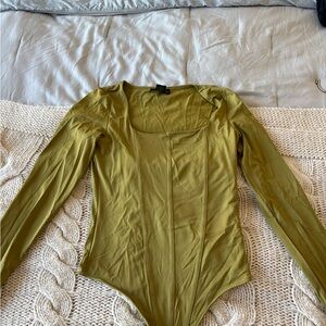 House of Harlow 1960 Olive Bodysuit